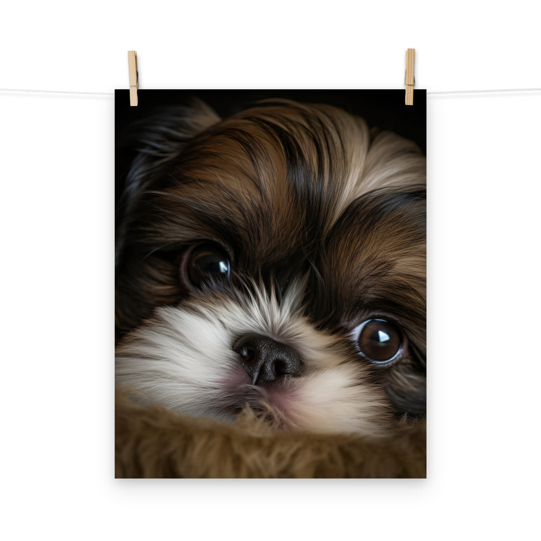 Shih Tzu Photo paper poster - PosterfyAI.com