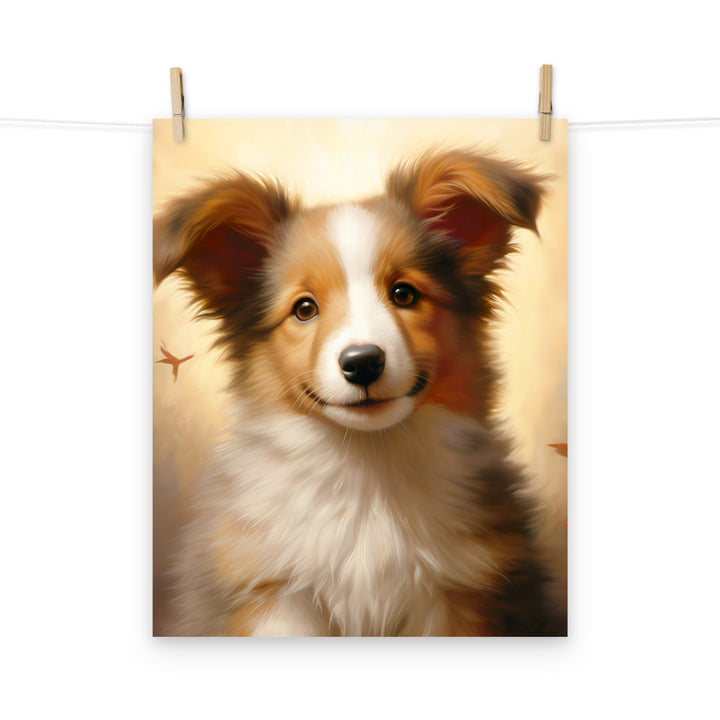 Shetland Sheepdog Photo paper poster - PosterfyAI.com