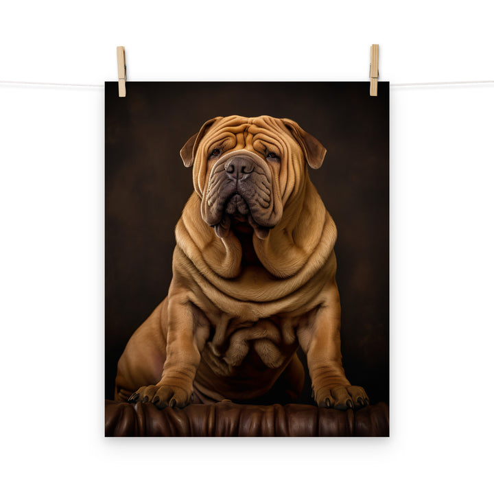 Shar Pei Photo paper poster - PosterfyAI.com