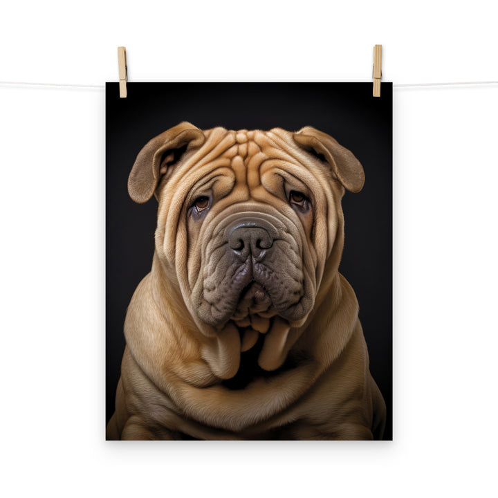 Shar Pei Photo paper poster - PosterfyAI.com