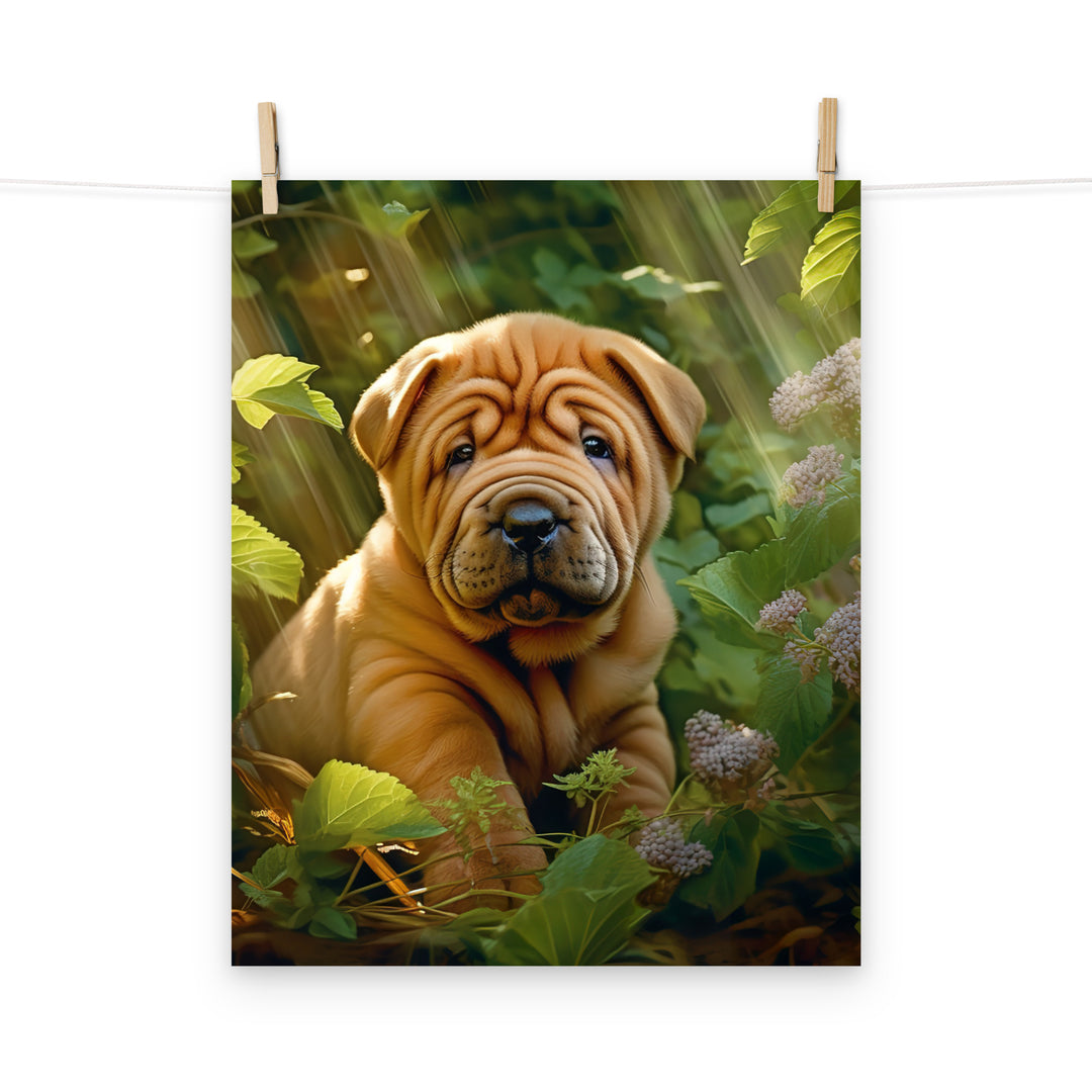 Shar Pei Photo paper poster - PosterfyAI.com