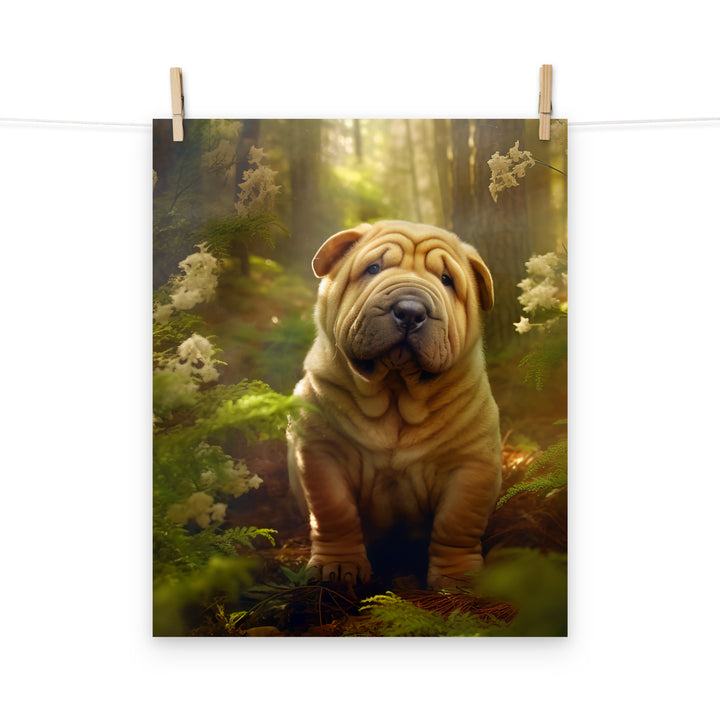 Shar Pei Photo paper poster - PosterfyAI.com