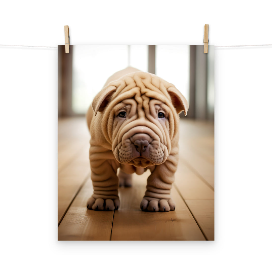 Shar Pei Photo paper poster - PosterfyAI.com