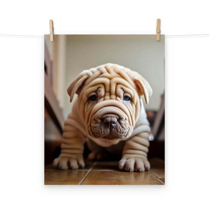 Shar Pei Photo paper poster - PosterfyAI.com