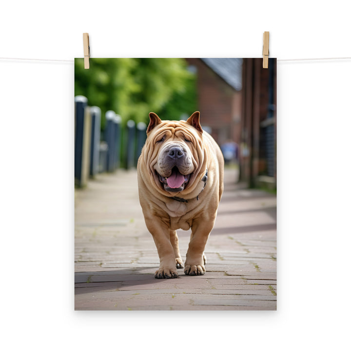 Shar Pei Photo paper poster - PosterfyAI.com