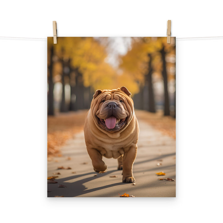 Shar Pei Photo paper poster - PosterfyAI.com