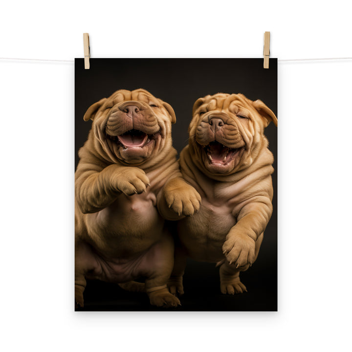 Shar Pei Photo paper poster - PosterfyAI.com