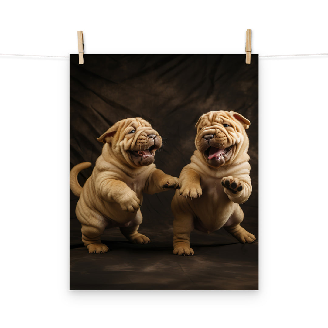 Shar Pei Photo paper poster - PosterfyAI.com