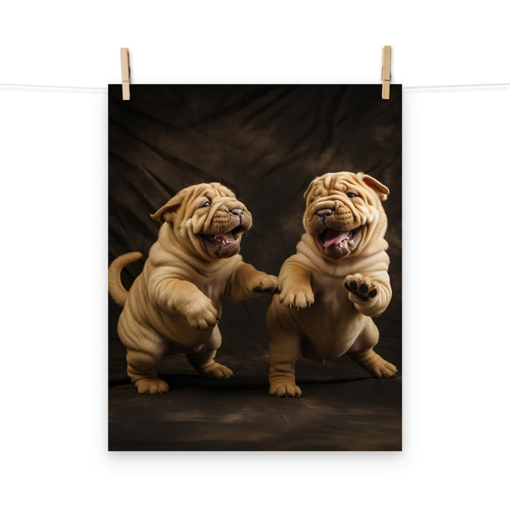 Shar Pei Photo paper poster - PosterfyAI.com