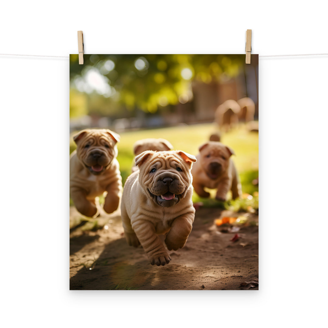 Shar Pei Photo paper poster - PosterfyAI.com