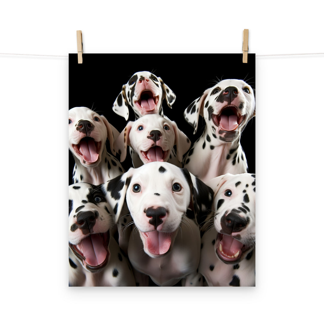 Dalmatian Photo paper poster - PosterfyAI.com