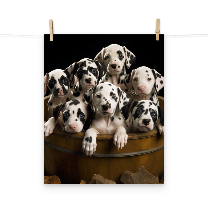 Dalmatian Photo paper poster - PosterfyAI.com