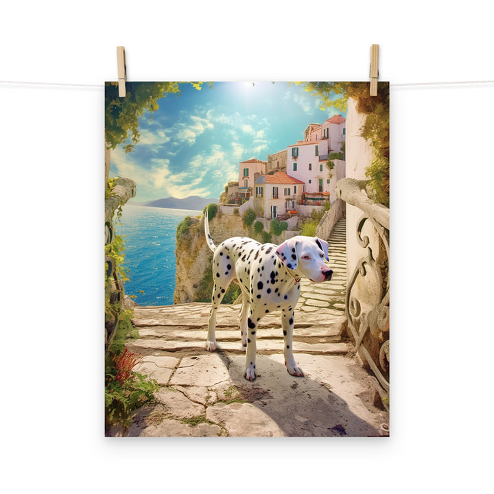 Dalmatian Photo paper poster - PosterfyAI.com