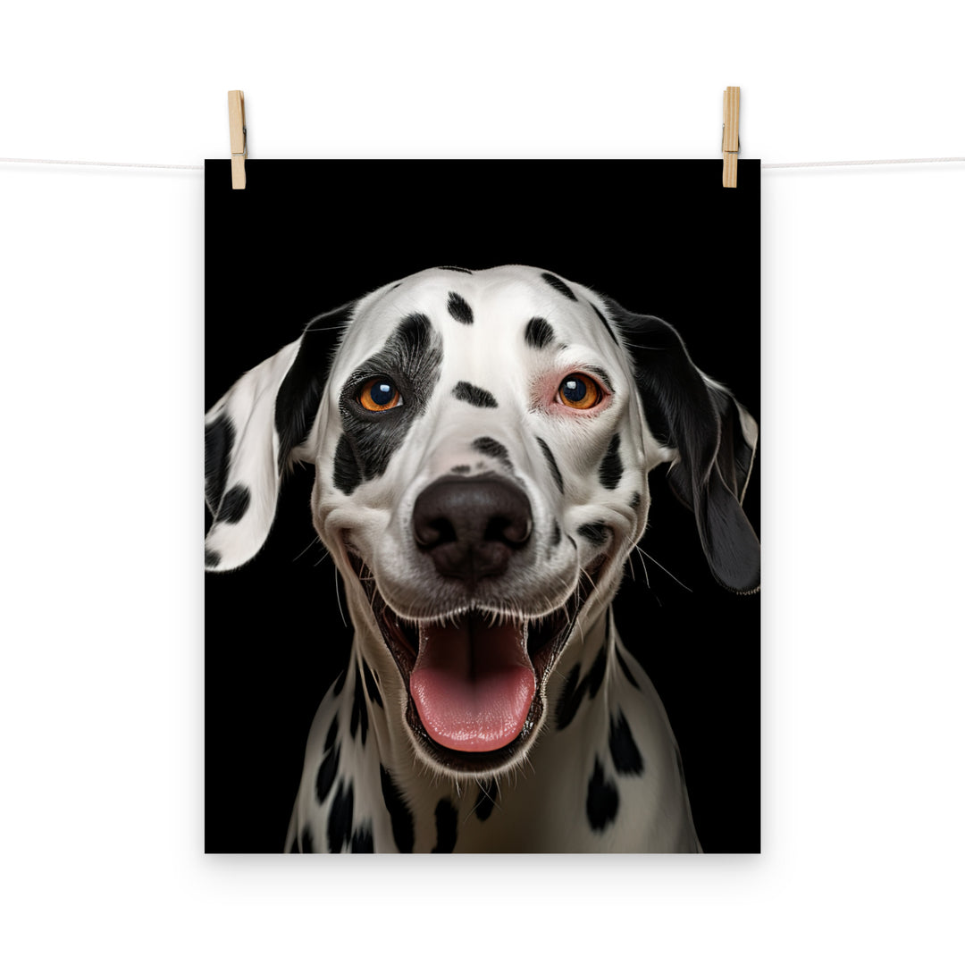 Dalmatian Photo paper poster - PosterfyAI.com