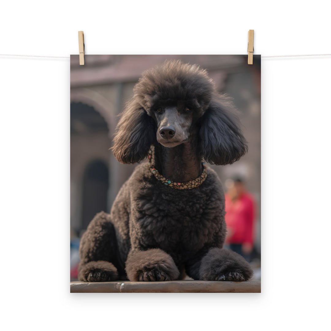 Poodle Photo paper poster - PosterfyAI.com