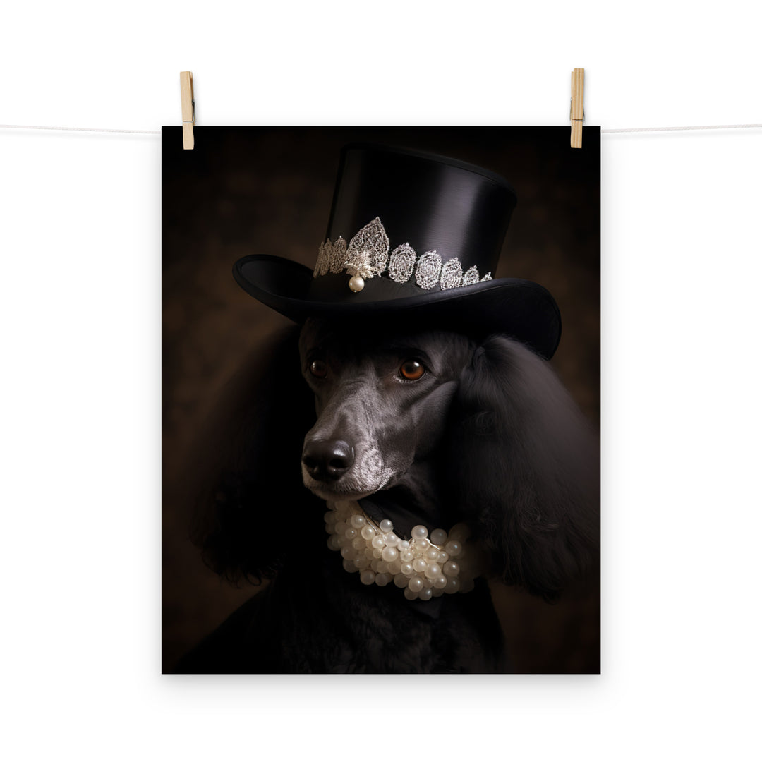 Poodle Photo paper poster - PosterfyAI.com