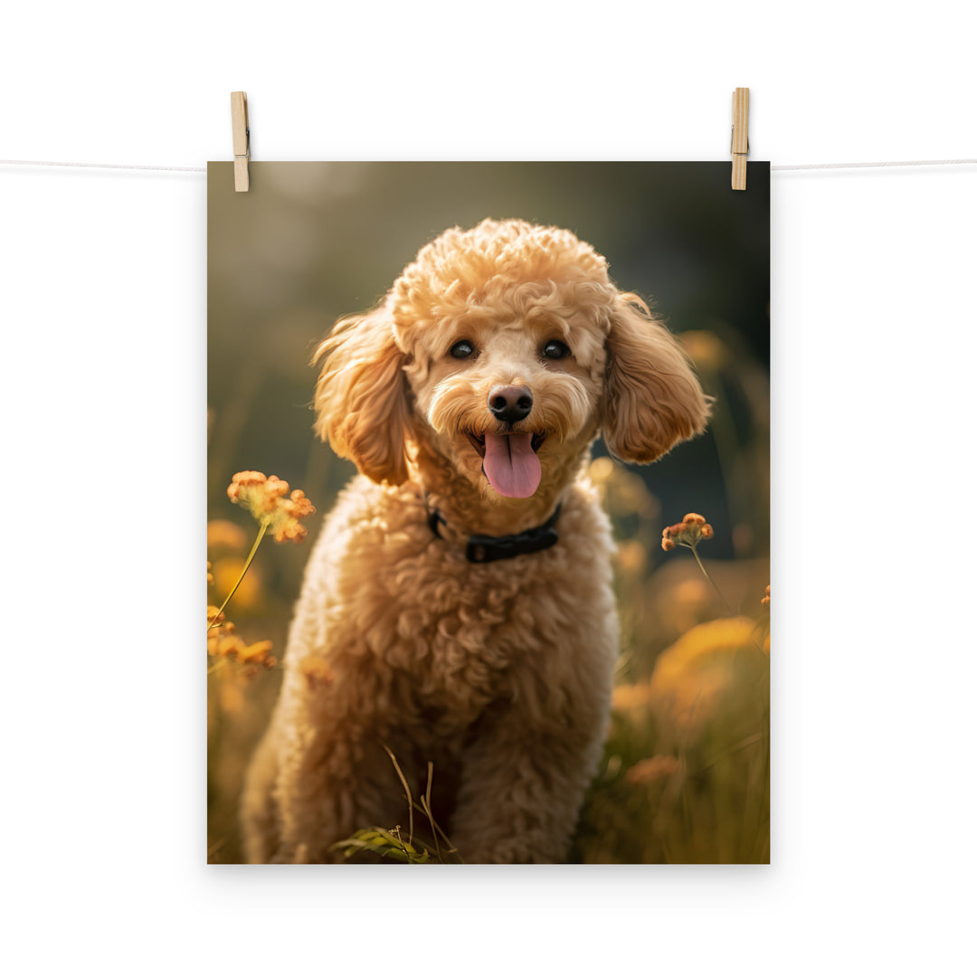 Poodle Photo paper poster - PosterfyAI.com