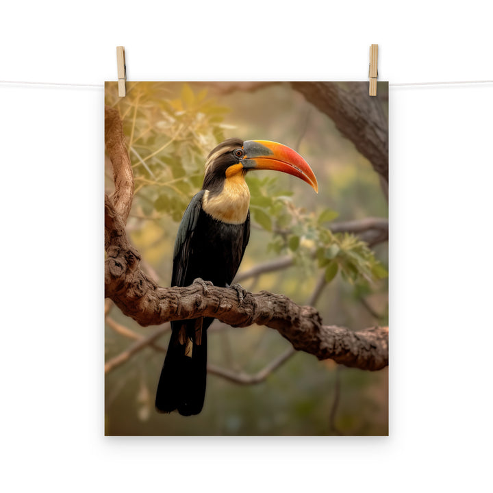 Hornbill Photo paper poster - PosterfyAI.com