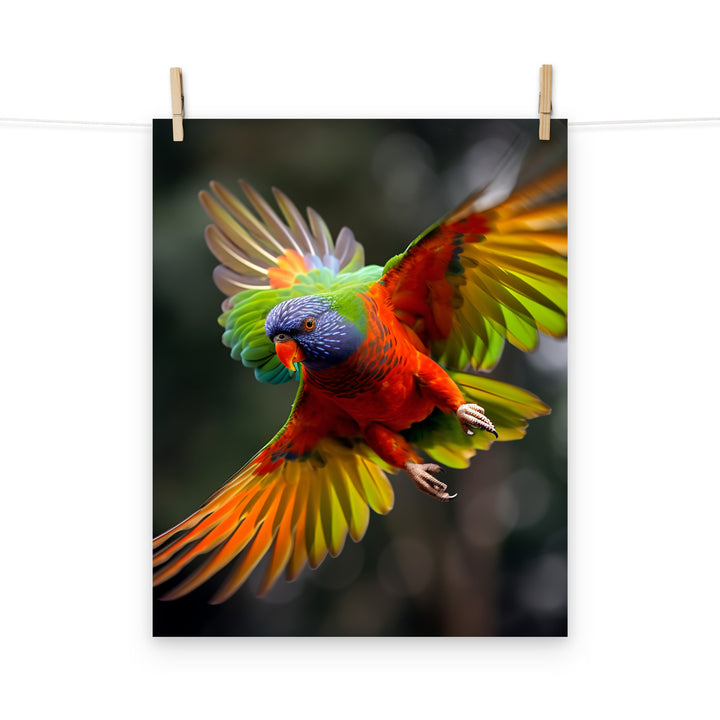 Lorikeet Photo paper poster - PosterfyAI.com