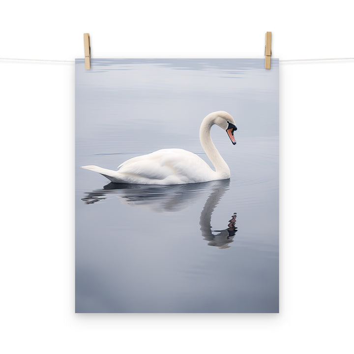 Swan Photo paper poster - PosterfyAI.com