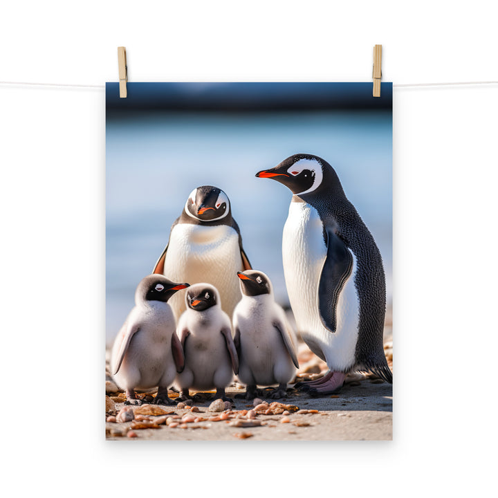 Penguin Photo paper poster - PosterfyAI.com