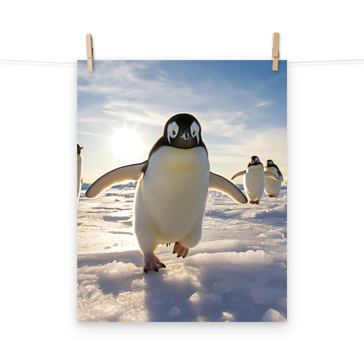 Penguin Photo paper poster - PosterfyAI.com