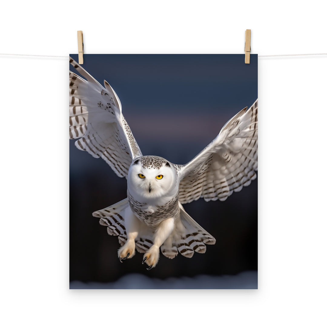 Owl Photo paper poster - PosterfyAI.com