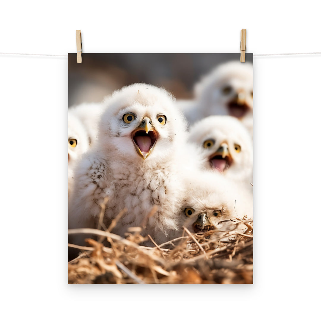 Owl Photo paper poster - PosterfyAI.com