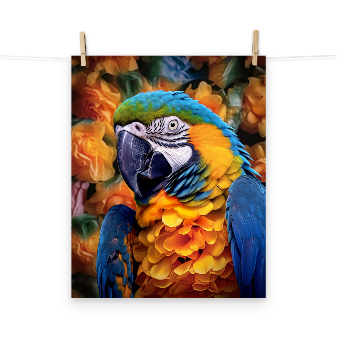 Macaw Photo paper poster - PosterfyAI.com