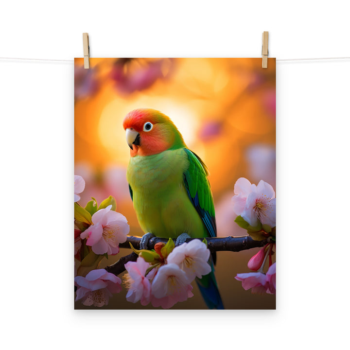 Lovebird Photo paper poster - PosterfyAI.com