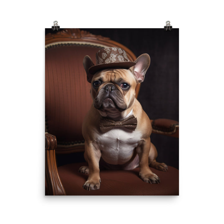 French Bulldog Photo paper poster - PosterfyAI.com