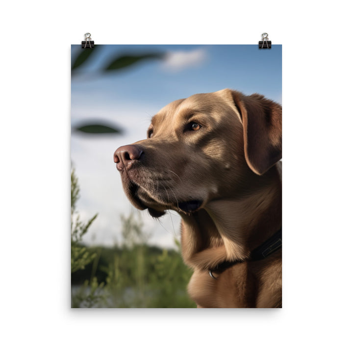 Weimaraner Photo paper poster - PosterfyAI.com