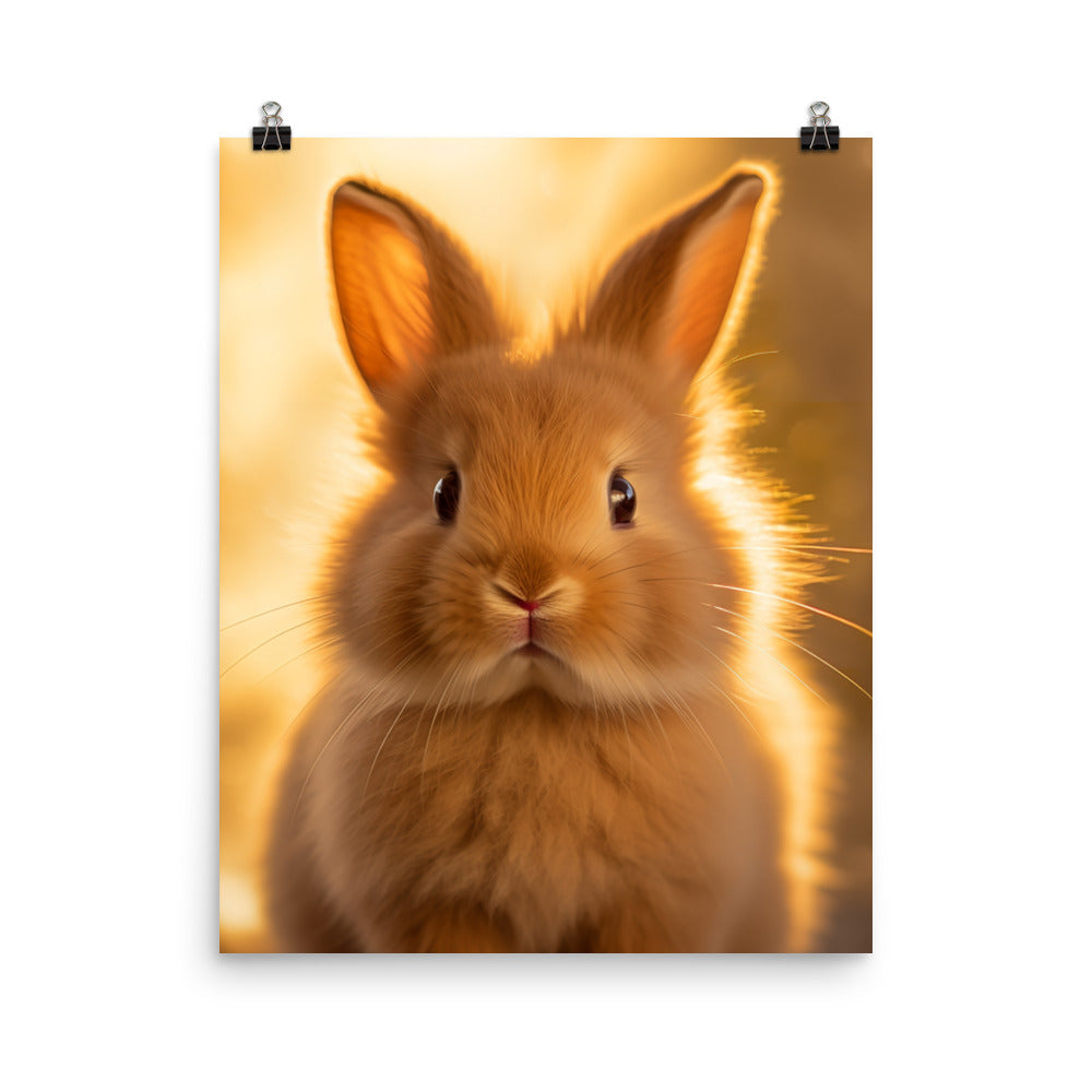 Adorable Cinnamon Fluffball Photo paper poster - PosterfyAI.com