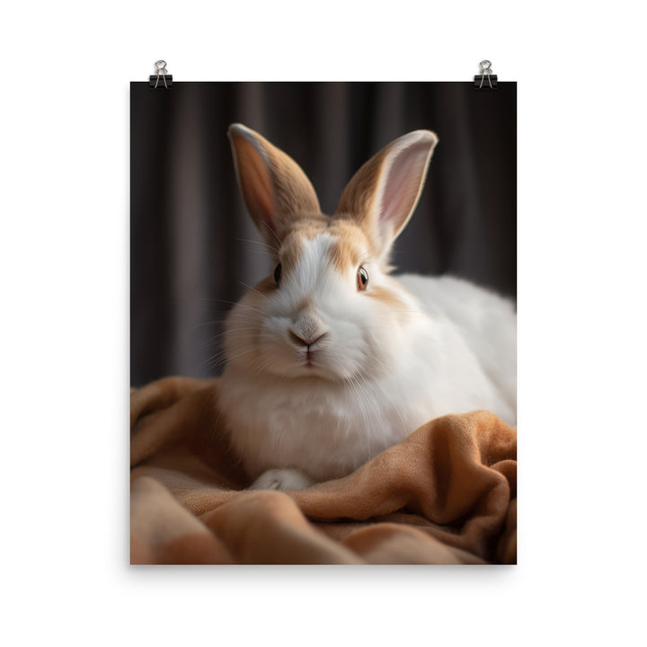 Beveren Bunny Photo paper poster - PosterfyAI.com
