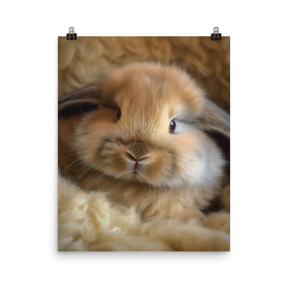 American Fuzzy Lop Photo paper poster - PosterfyAI.com