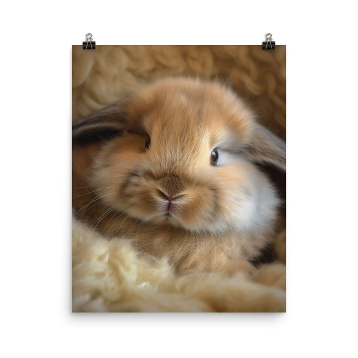 American Fuzzy Lop Photo paper poster - PosterfyAI.com