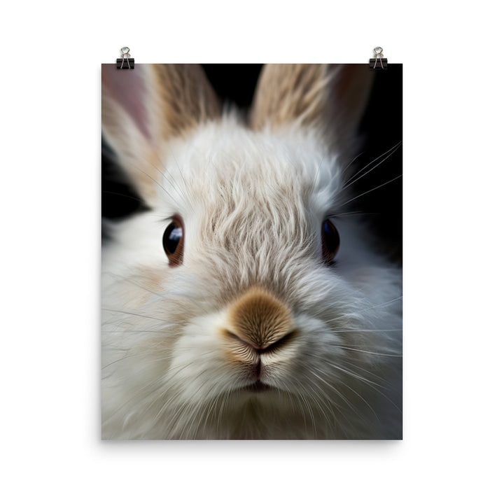 Charming Jersey Wooly Bunny Photo paper poster - PosterfyAI.com