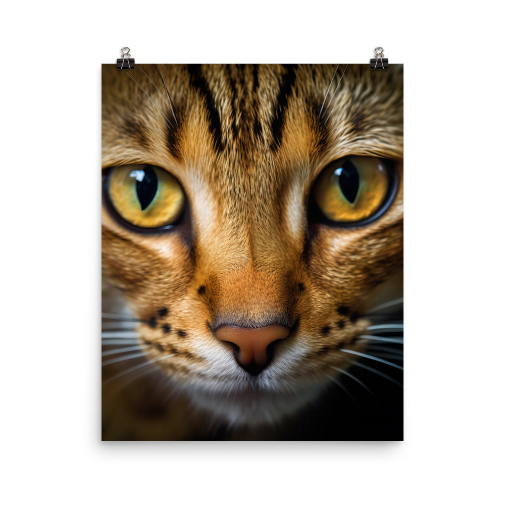 Ocicat Kitten Photo paper poster - PosterfyAI.com