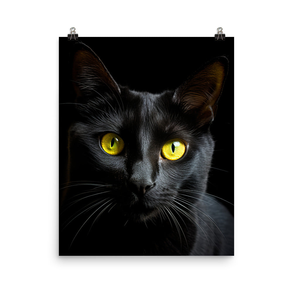 Bombay Cat in Stunning Detail Photo paper poster - PosterfyAI.com