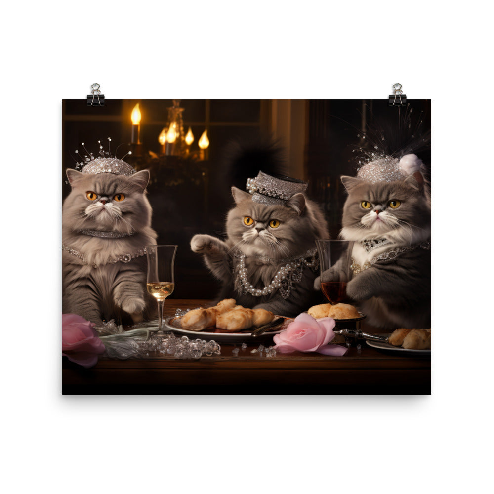 Exotic Shorthair Photo paper poster - PosterfyAI.com