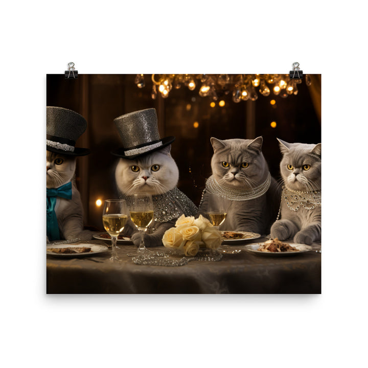 Exotic Shorthair Photo paper poster - PosterfyAI.com