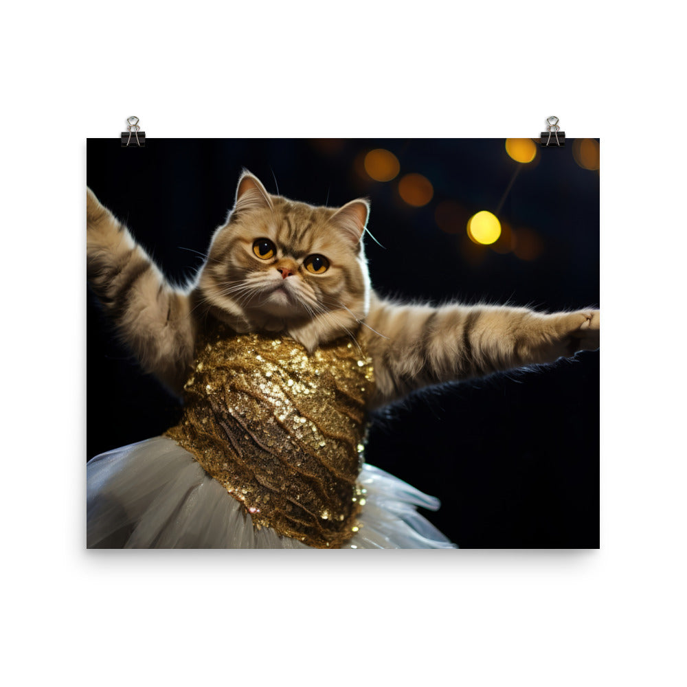 Exotic Shorthair Photo paper poster - PosterfyAI.com