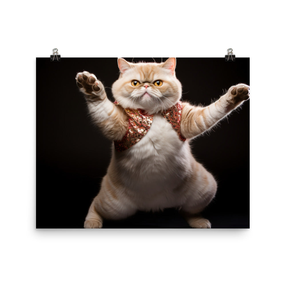 Exotic Shorthair Photo paper poster - PosterfyAI.com