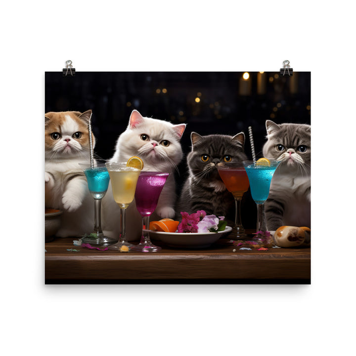 Exotic Shorthair Photo paper poster - PosterfyAI.com