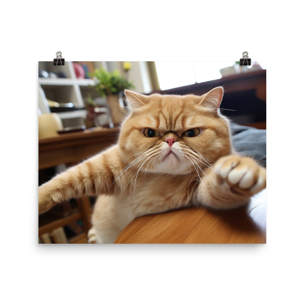 Exotic Shorthair Photo paper poster - PosterfyAI.com