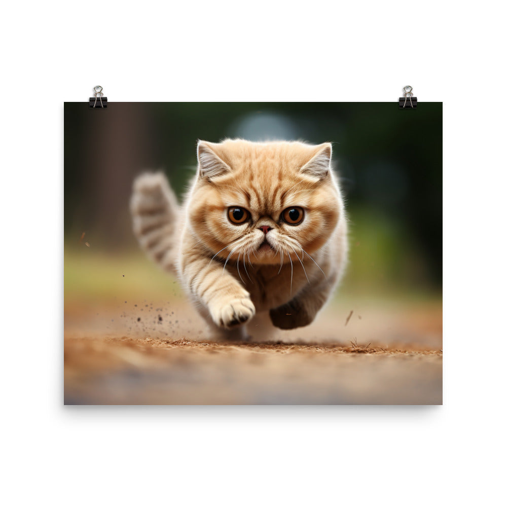 Exotic Shorthair Photo paper poster - PosterfyAI.com