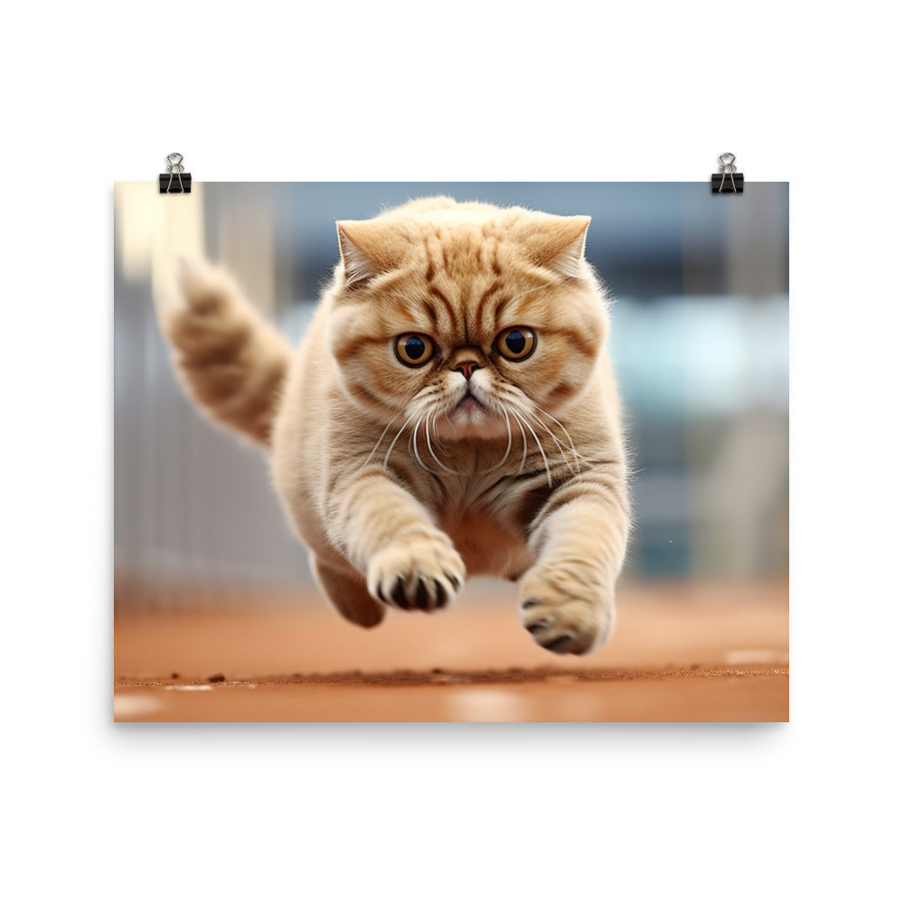 Exotic Shorthair Photo paper poster - PosterfyAI.com