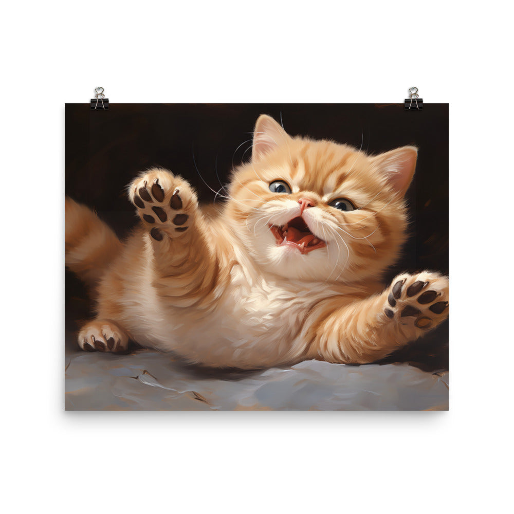 Exotic Shorthair Photo paper poster - PosterfyAI.com