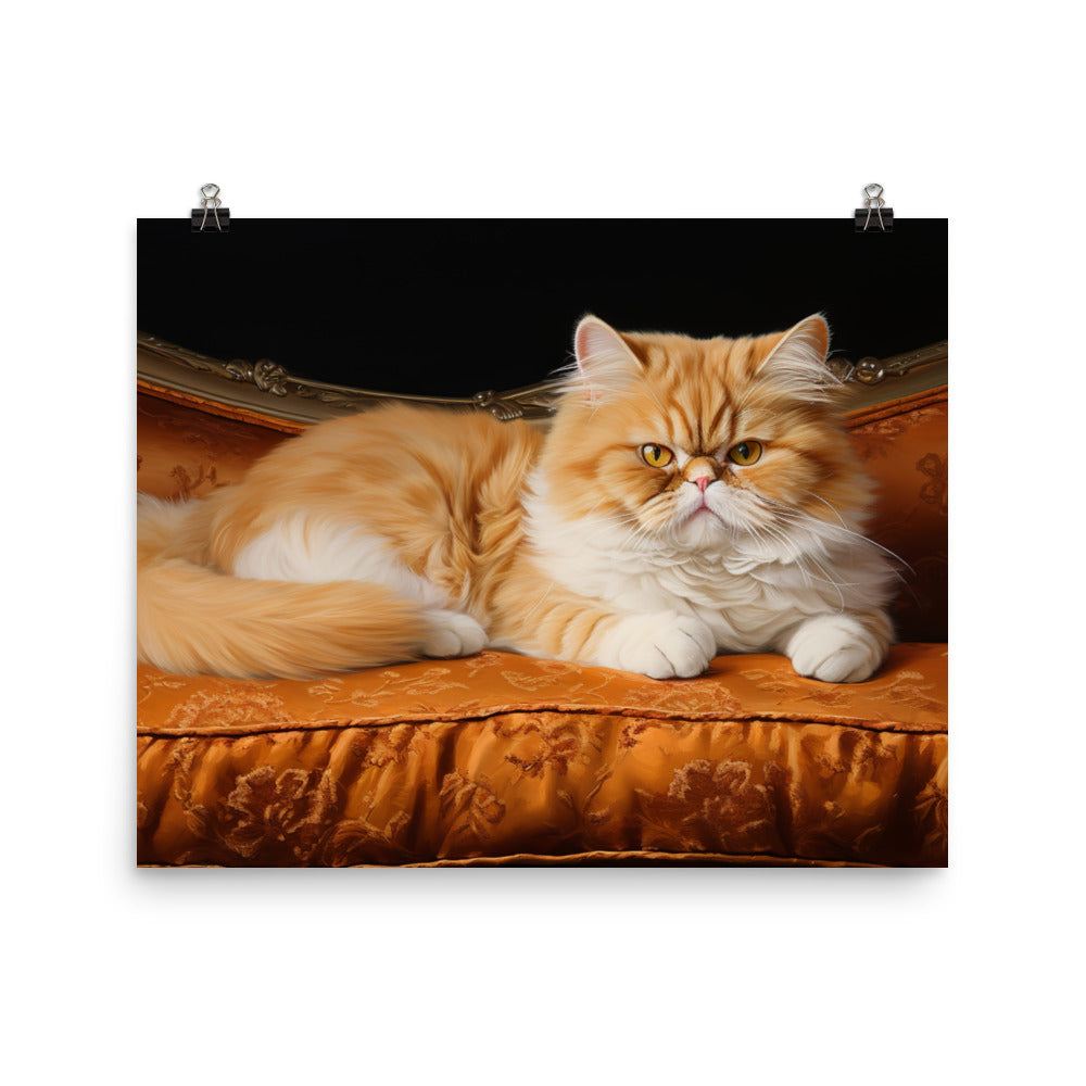 Exotic Shorthair Photo paper poster - PosterfyAI.com