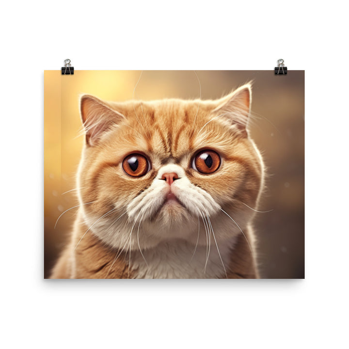 Exotic Shorthair Photo paper poster - PosterfyAI.com